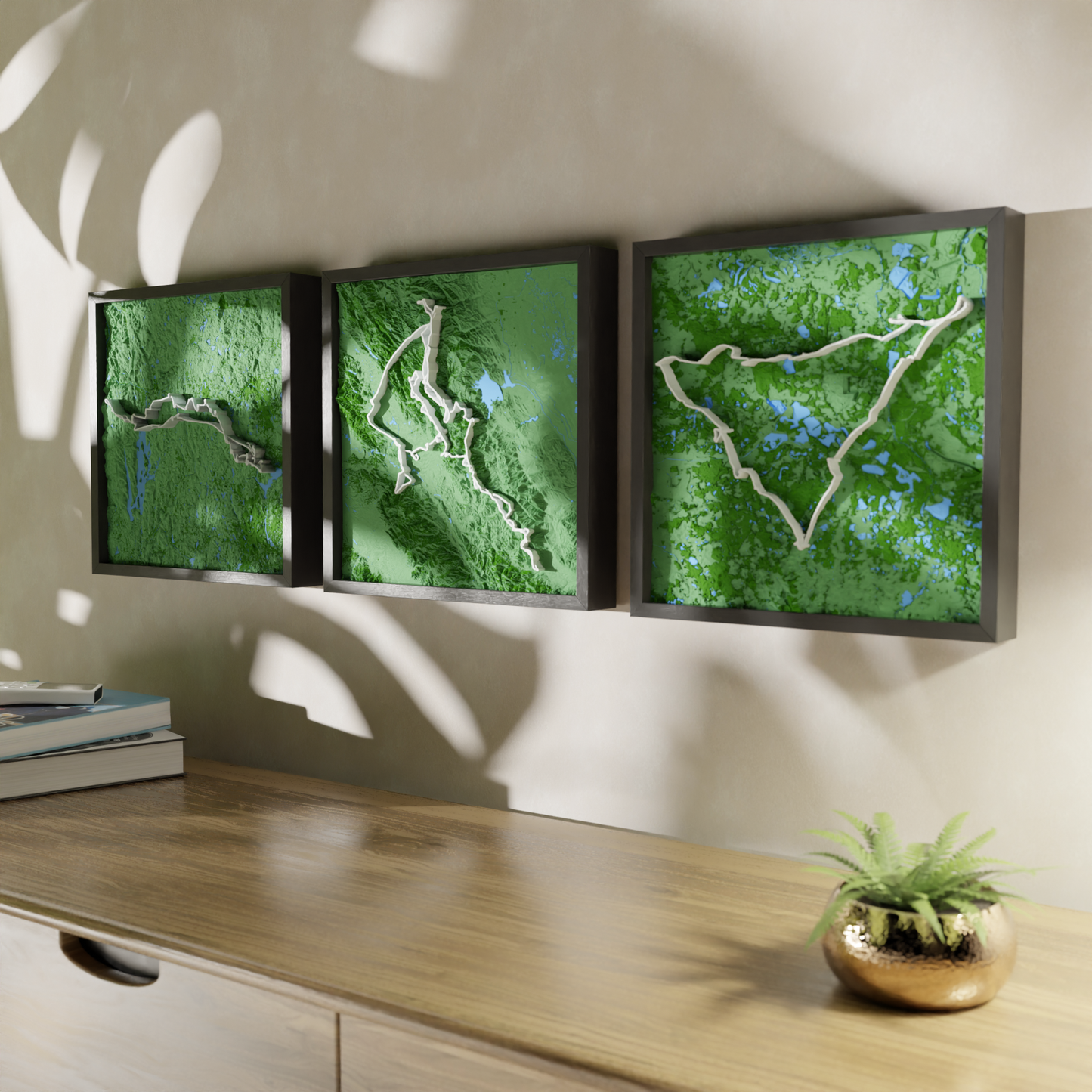 Custom 3D Glider Flight Map