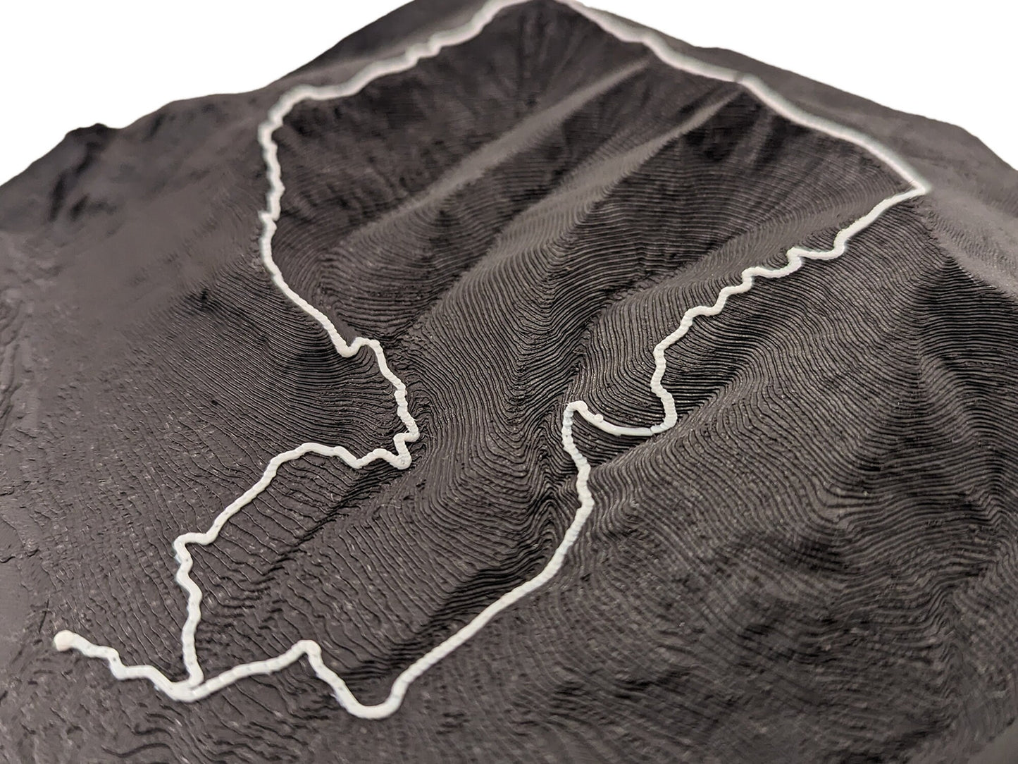 Mt. Lafayette & Franconia Ridge Trail 3D Topographic Trail Map Wall Art