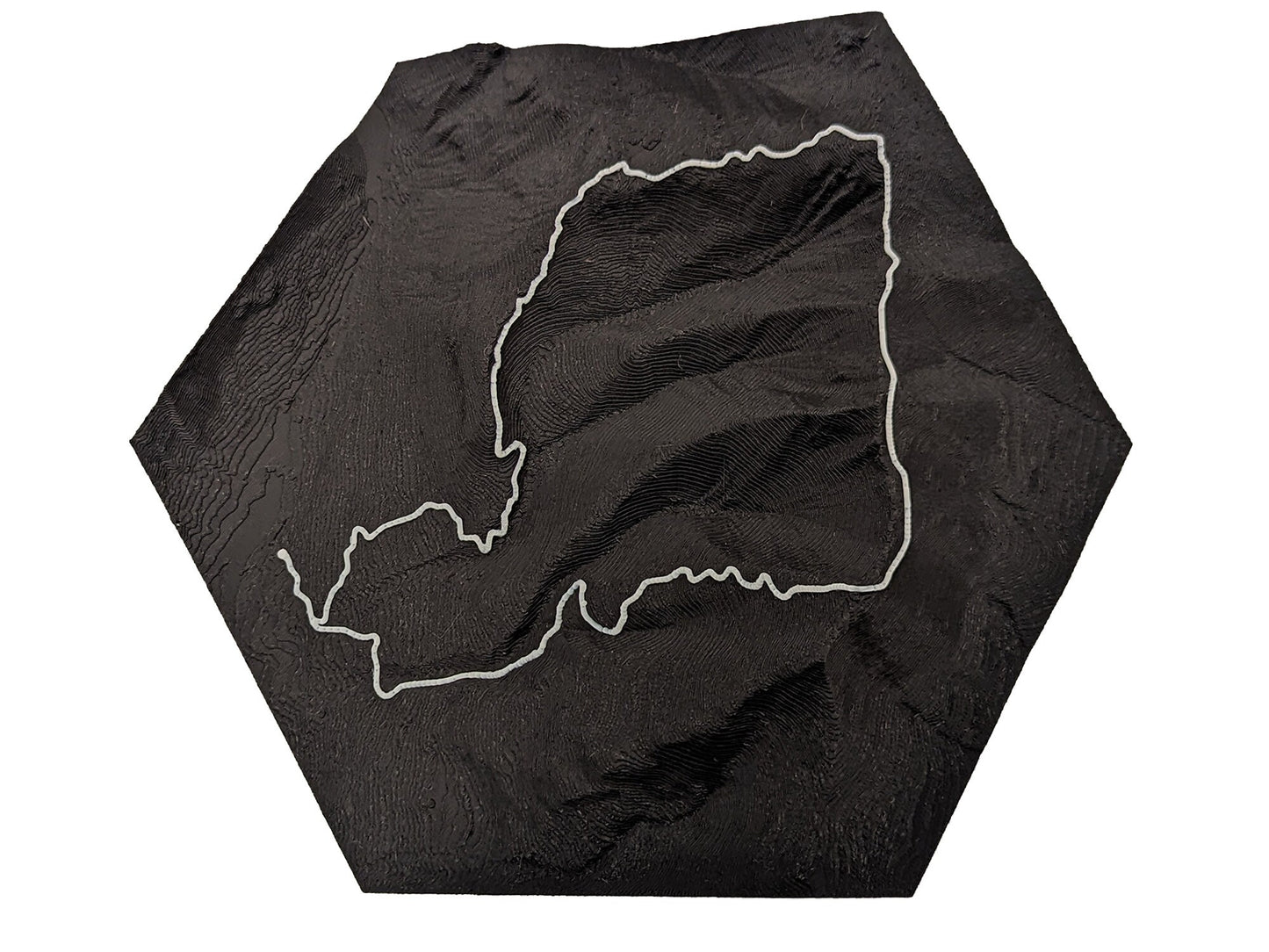 Mt. Lafayette & Franconia Ridge Trail 3D Topographic Trail Map Wall Art