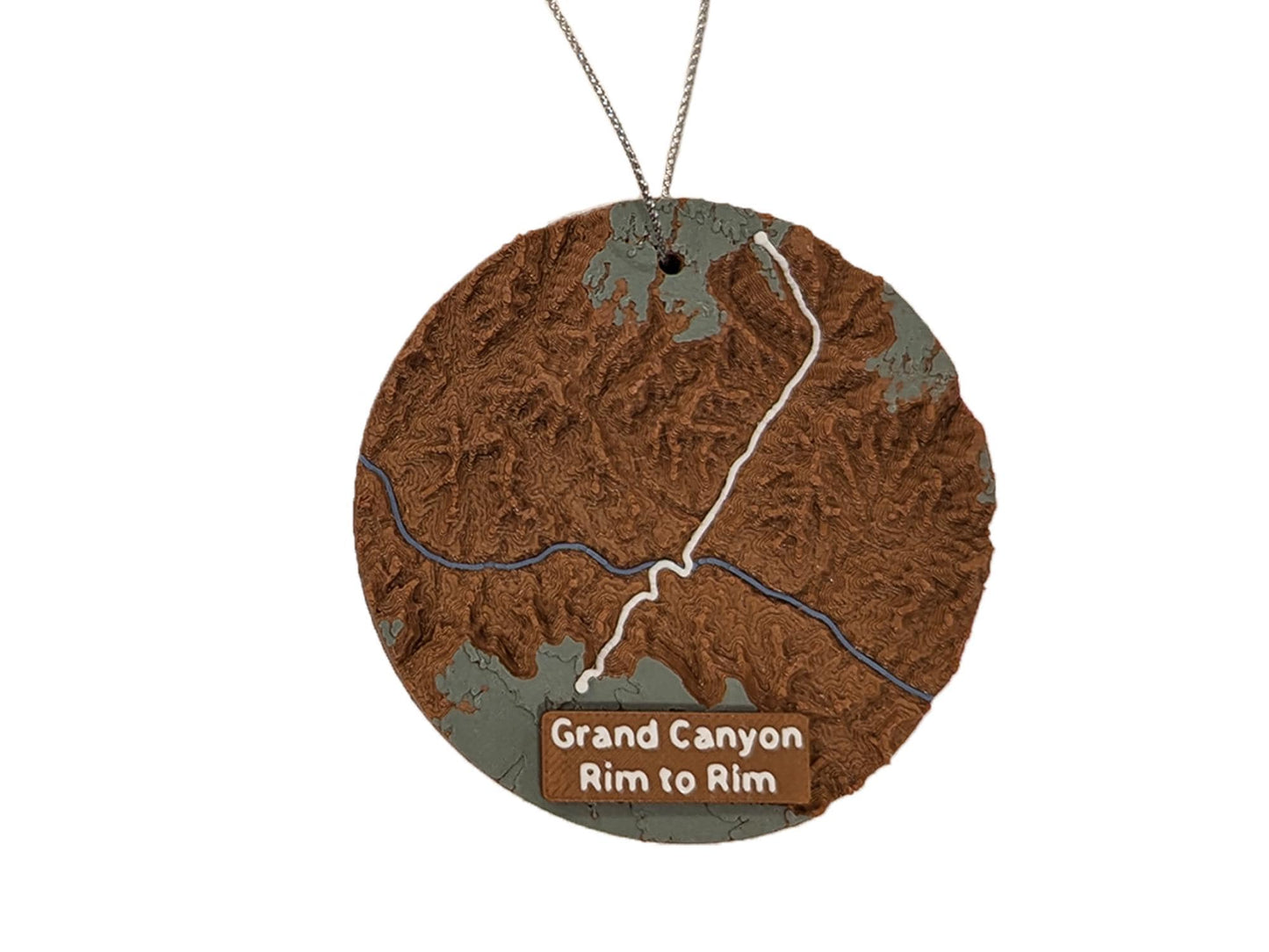 Grand Canyon Rim-to-Rim 3D Ornament