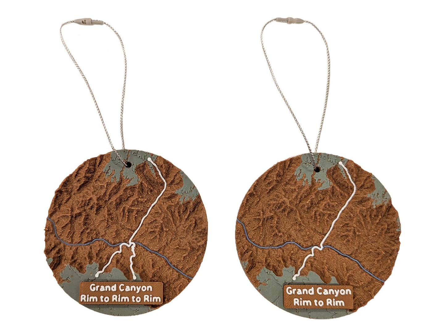 Grand Canyon Rim-to-Rim 3D Ornament