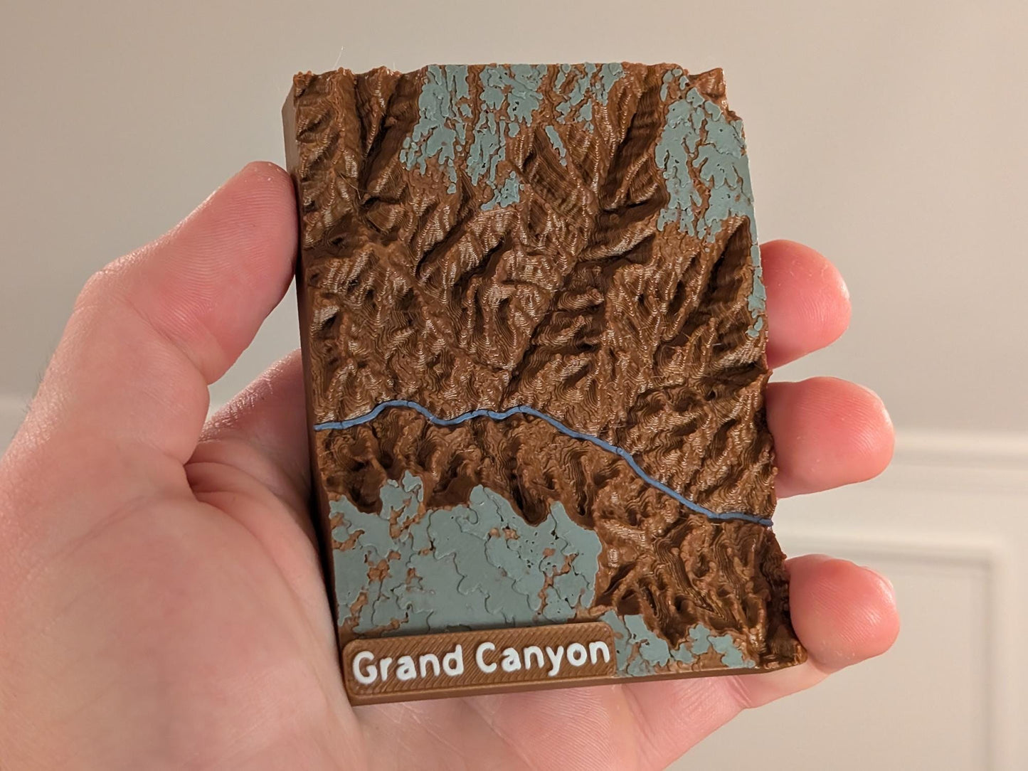Grand Canyon 3D Topographic Magnet