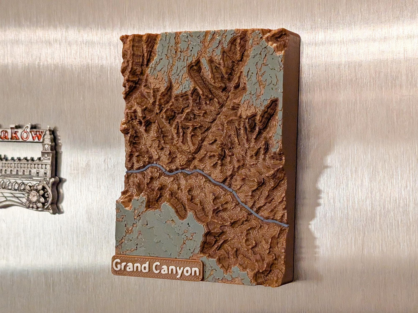 Grand Canyon 3D Topographic Magnet