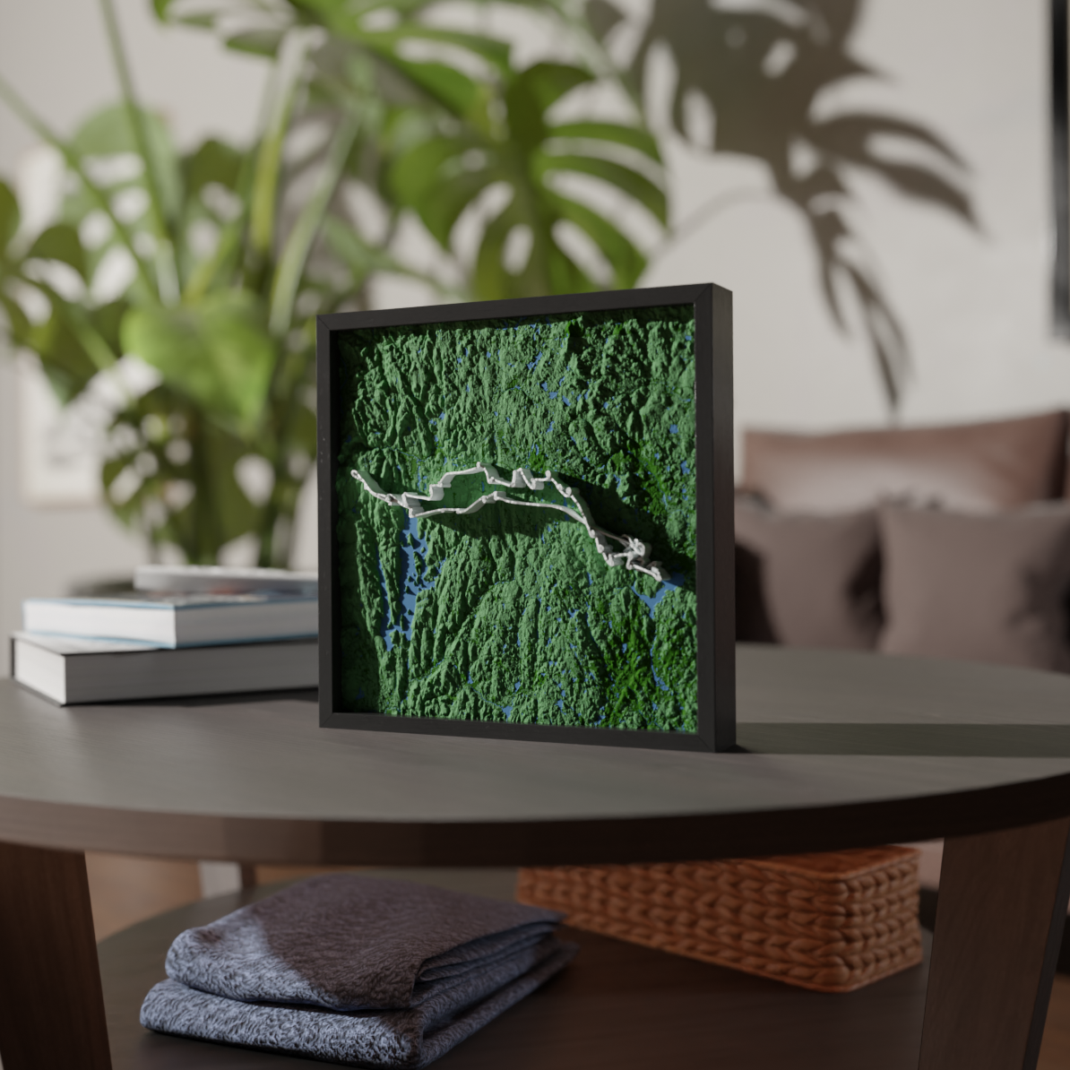 Custom 3D Glider Flight Map