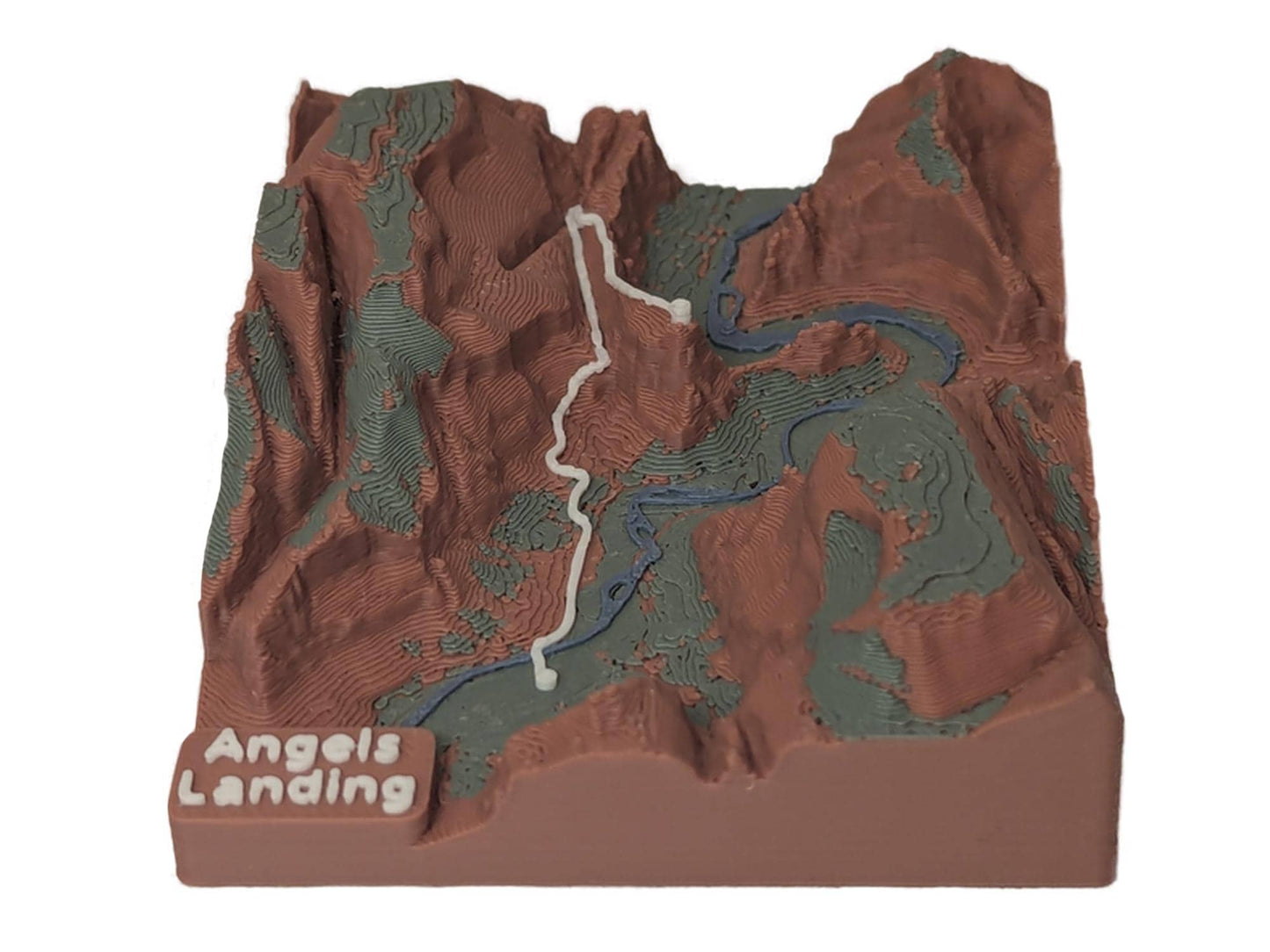 Angels Landing Zion 3D Trail Map Magnet