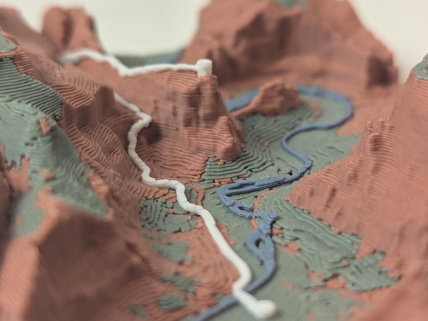 Angels Landing Zion 3D Trail Map Magnet