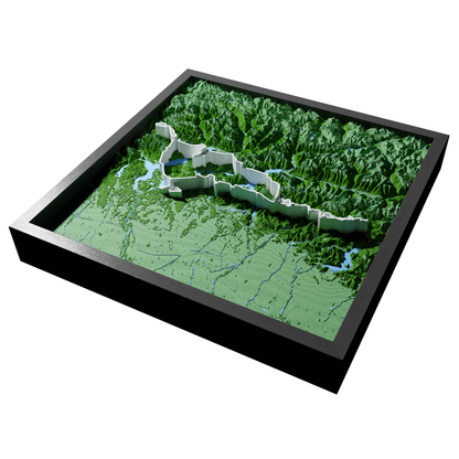 Custom 3D Glider Flight Map