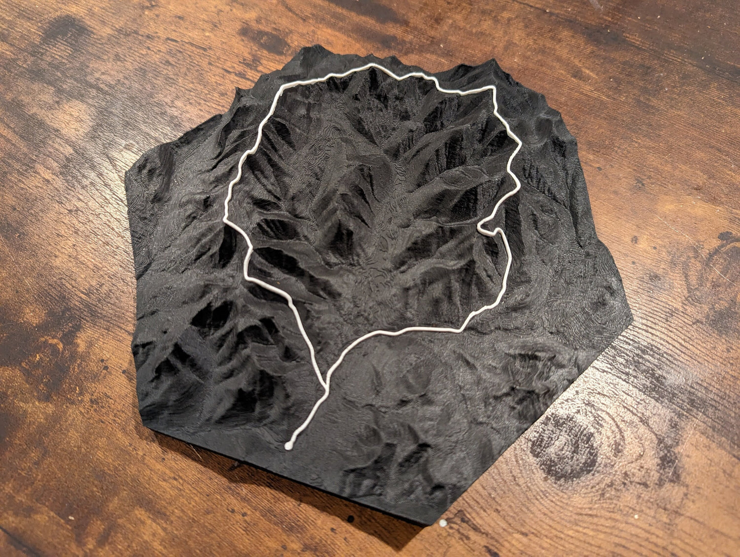 Pemi Loop 3D Topographic Trail Map Wall Art