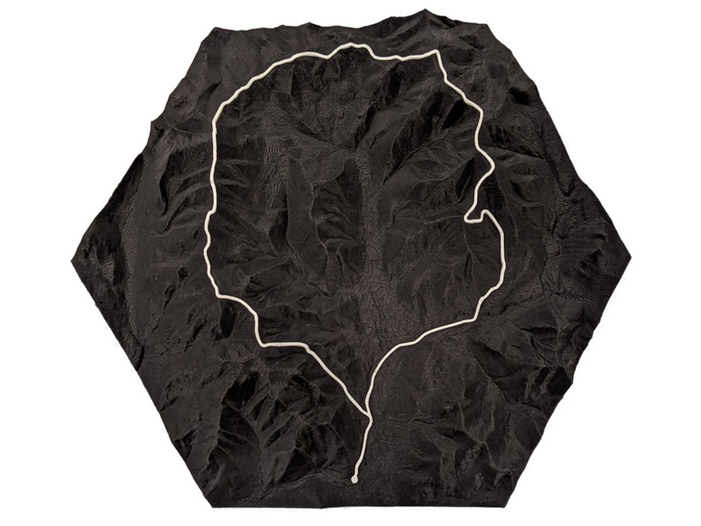 Pemi Loop 3D Topographic Trail Map Wall Art