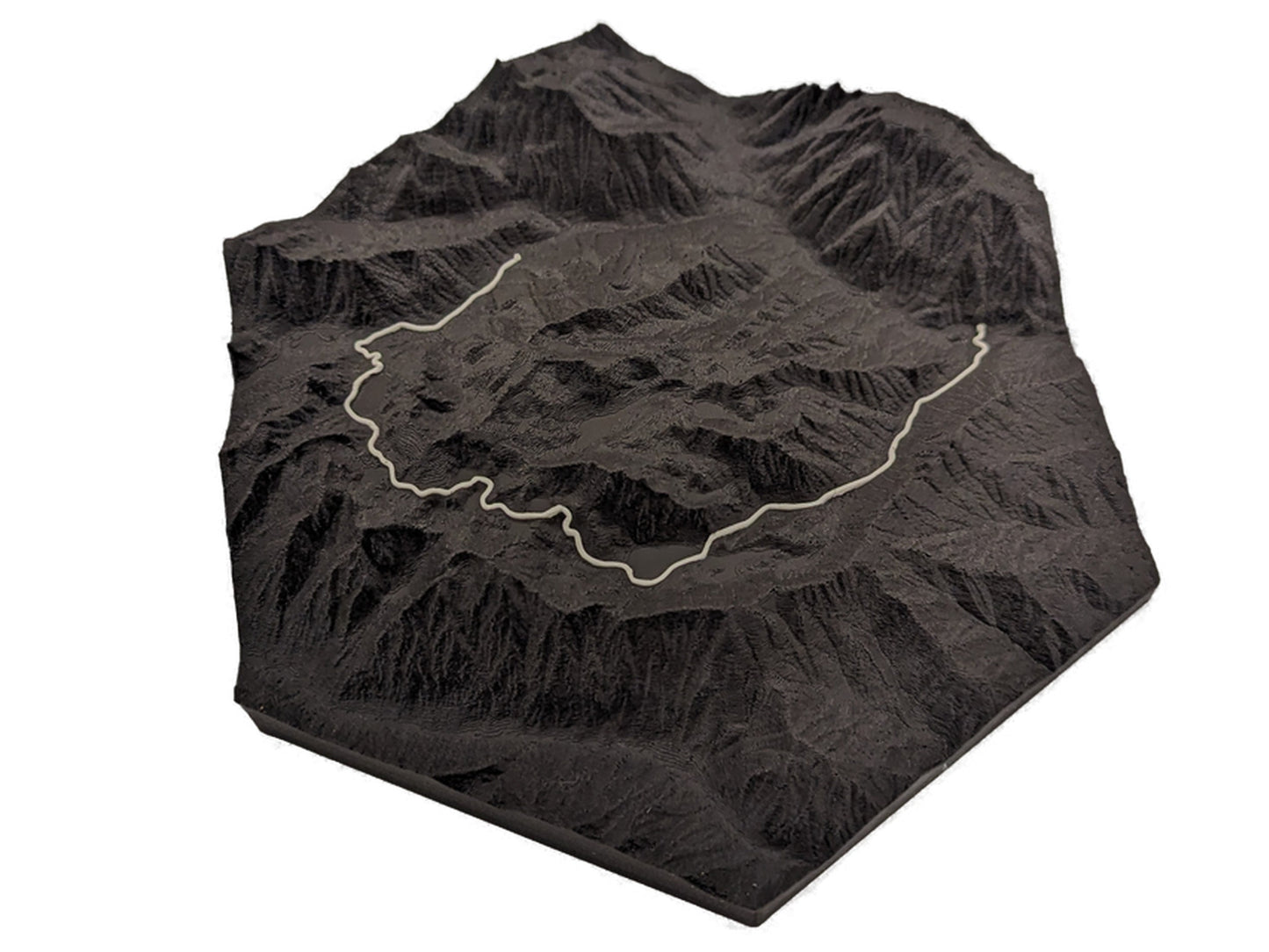 Enchantments Trail 3D Topographic Map Wall Art