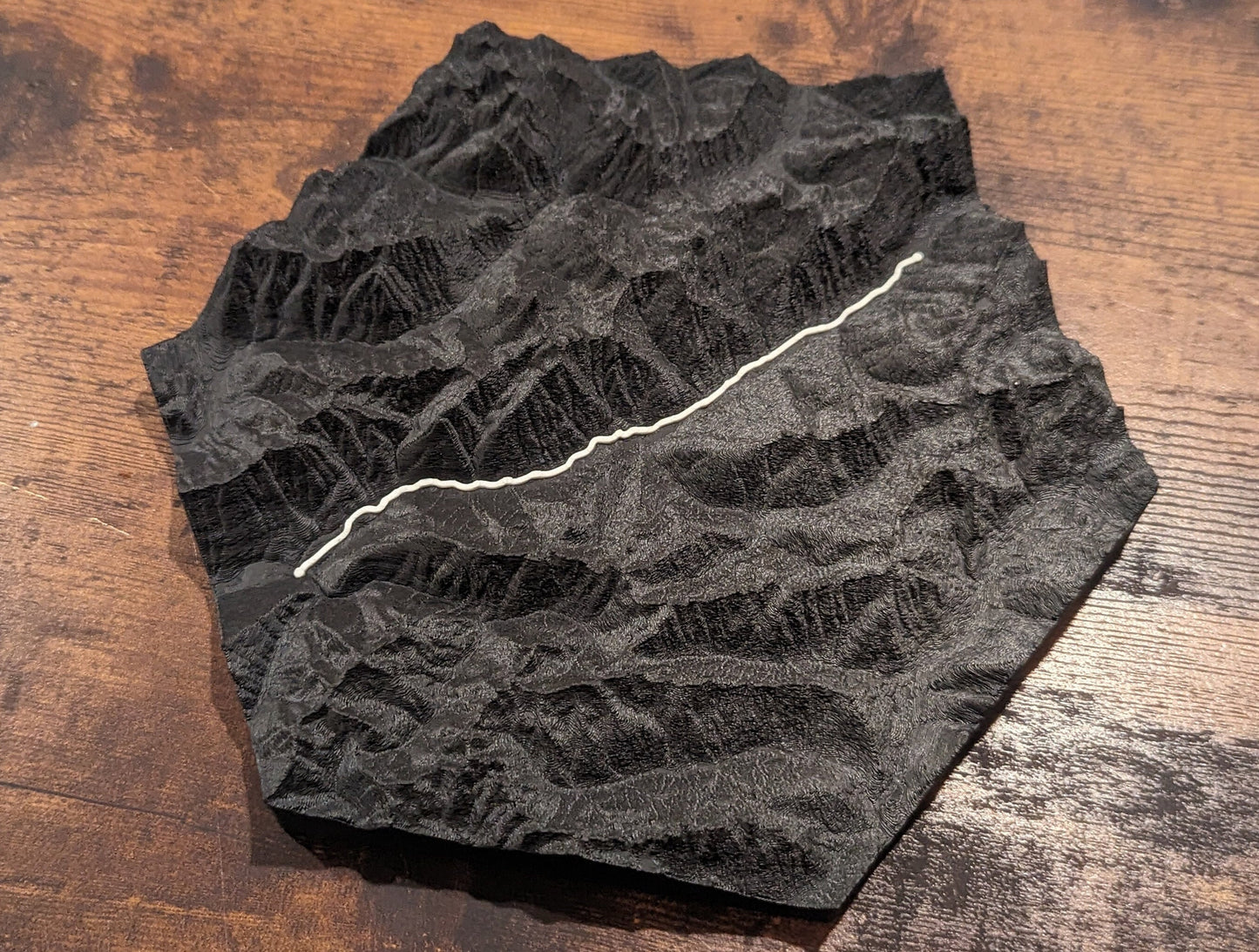 Enchanted Valley Olympic National Park 3D Topographic Trail Map Wall Art