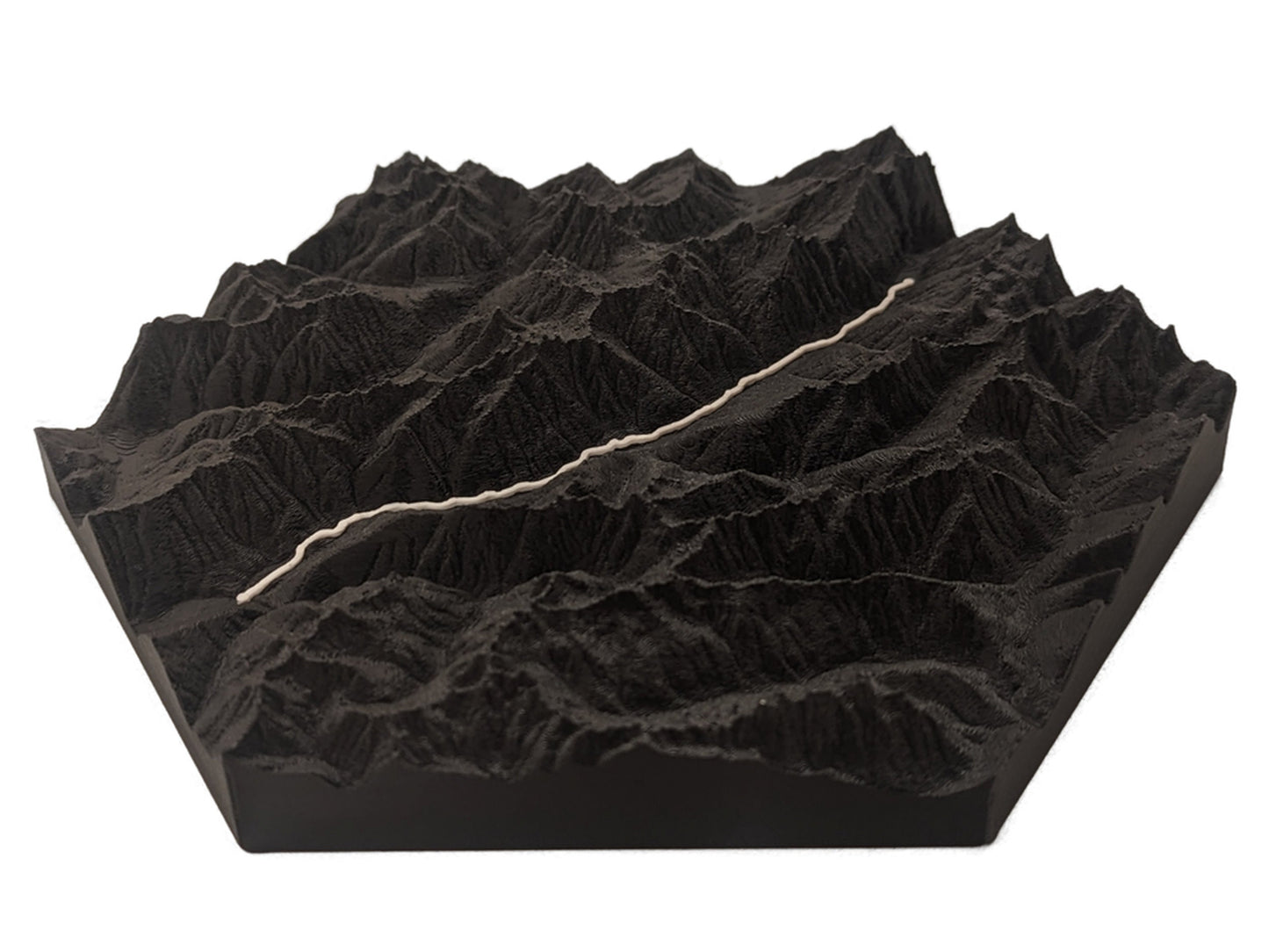 Enchanted Valley Olympic National Park 3D Topographic Trail Map Wall Art