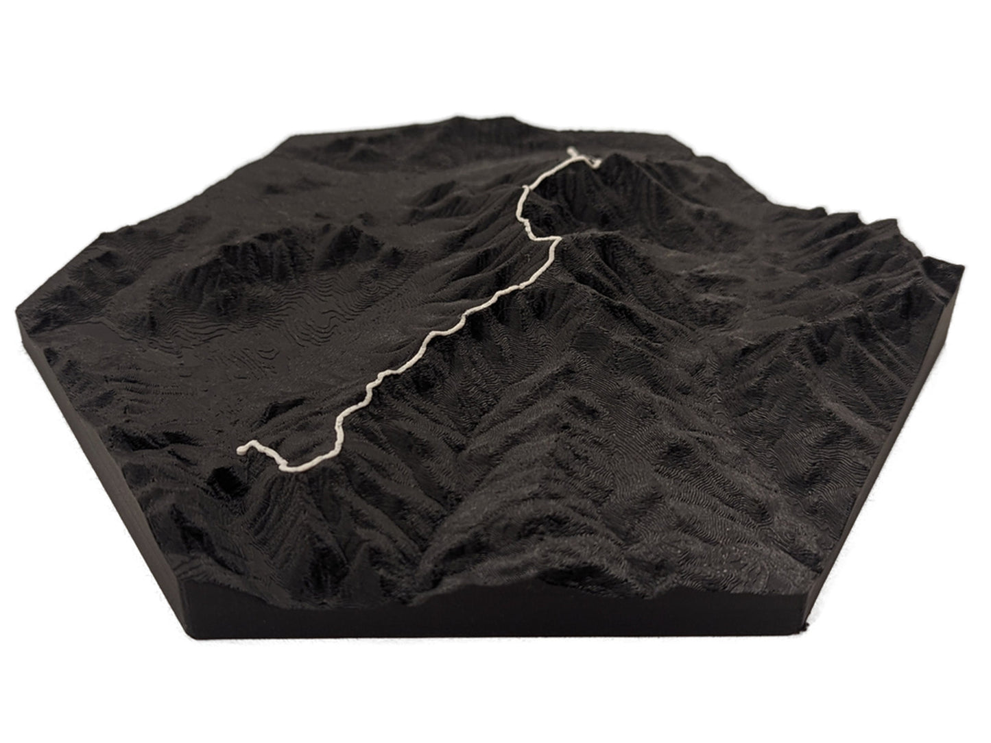 Presidential Traverse 3D Topographic Trail Map Wall Art