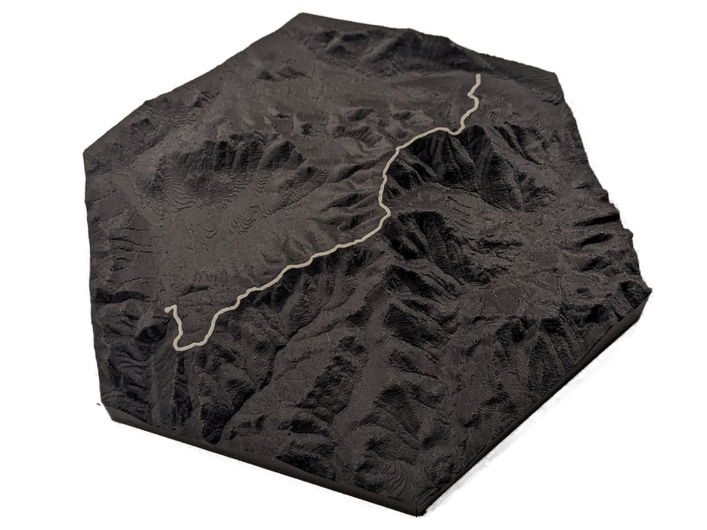 Presidential Traverse 3D Topographic Trail Map Wall Art