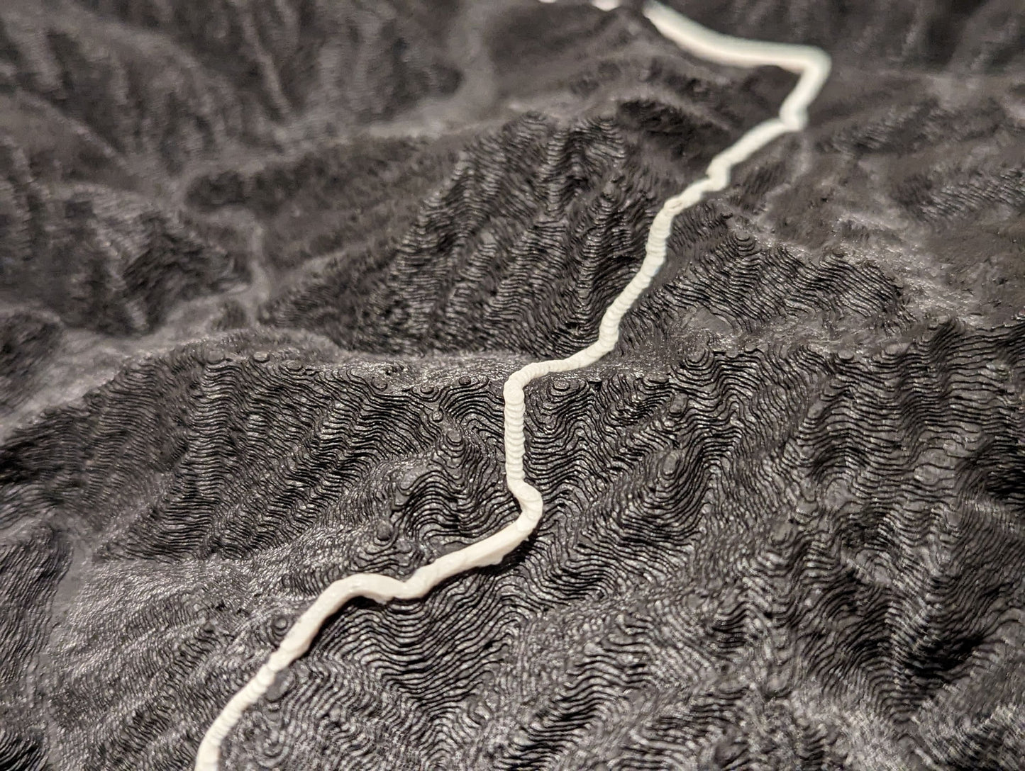 Inca Trail 3D Topographic Trail Map Wall Art